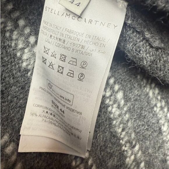 Stella McCartney Striped Wool Blend Sweater Women's Sz. 44 (US 8-10) - Picture 7 of 8